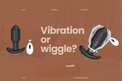 wholesale vibrating and wiggle anal plug
