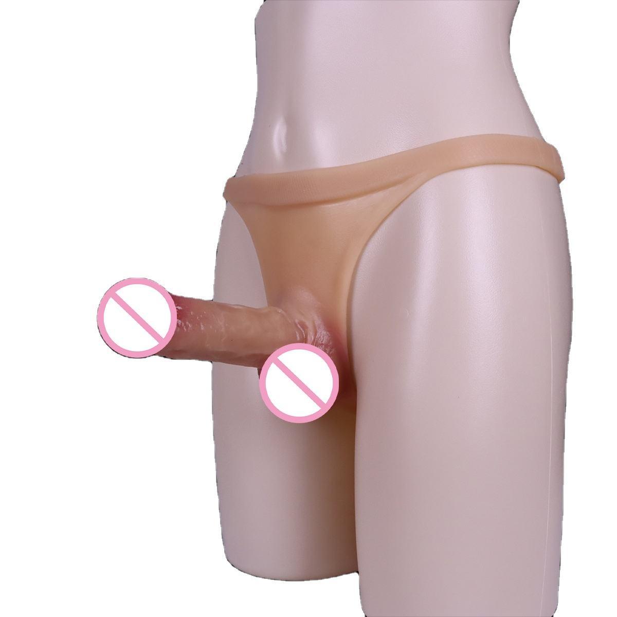 TB-A365 착용형 실리콘 중공 딜도