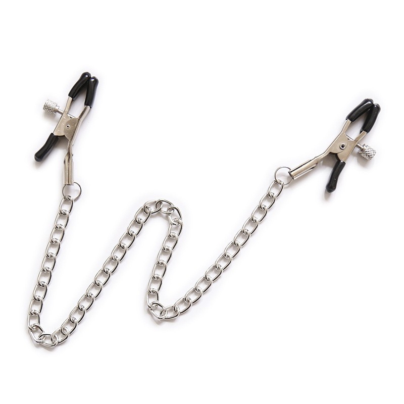 TB-S107 Nipple Clamp With Silver Chain