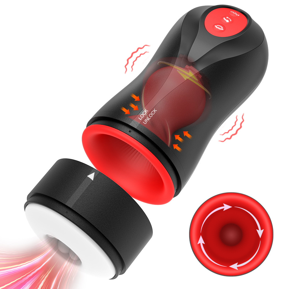 TB-4106 Automatic Male Masturbator Features Vibration, Pinching and Suction