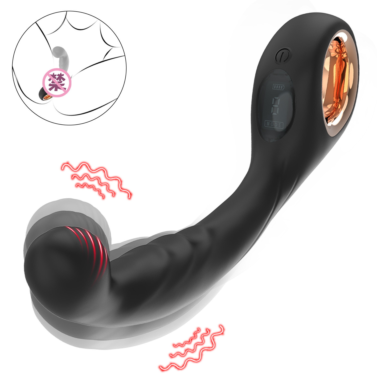 TB-A370 The Magic Prostate Wand with screen indicator