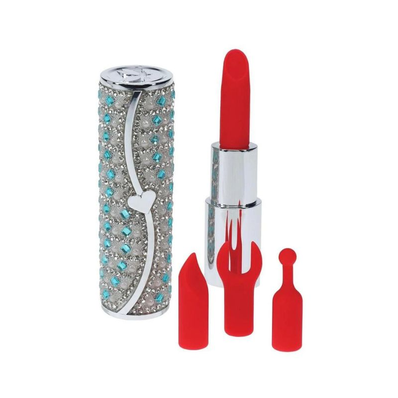 TB-A442 Lipstick Style Bullet Vibrator With Artisitic Case