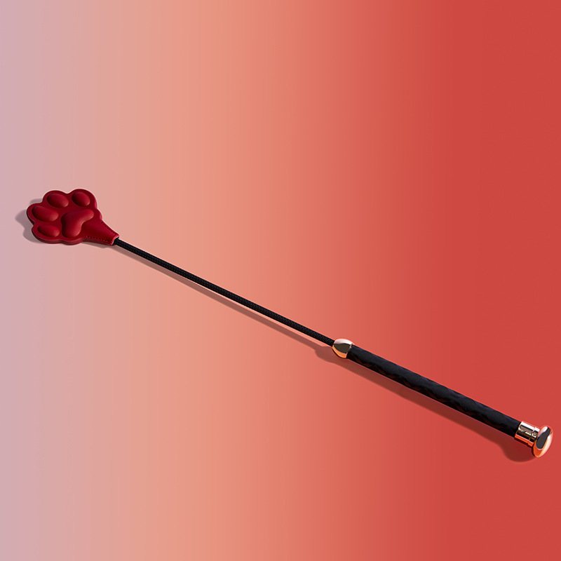 TB-S059 Genuine Leather Cat Paw Spanking Crop