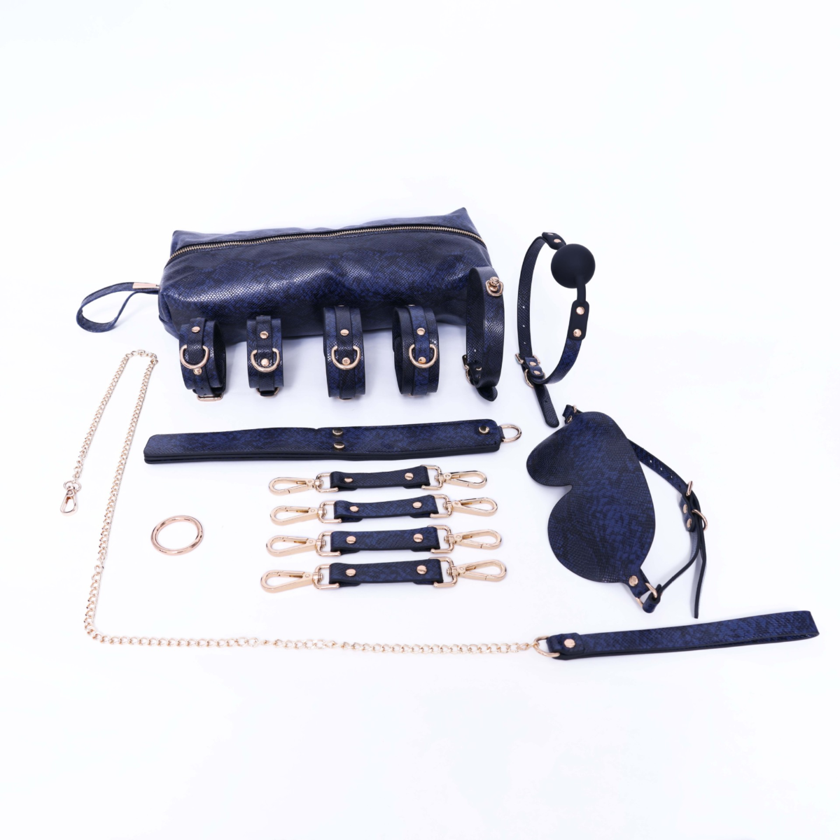 TB-S072 Snakekin textured Full Bondage Kit