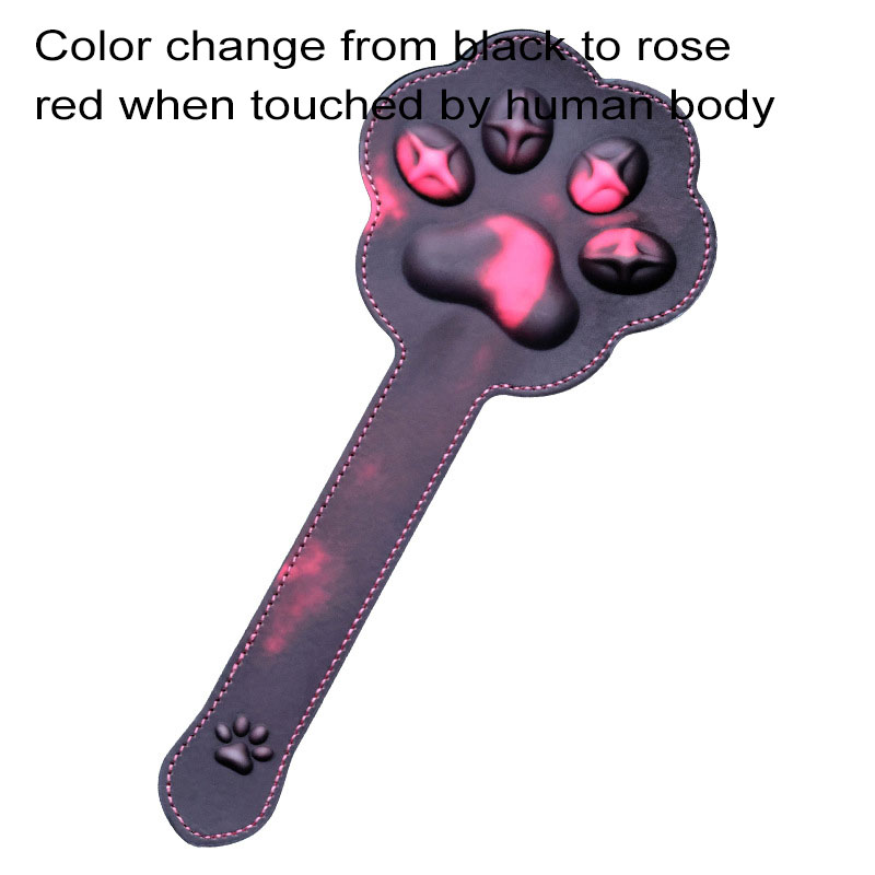 TB-S045 Thermochromic Cat Paw Spanking Paddle
